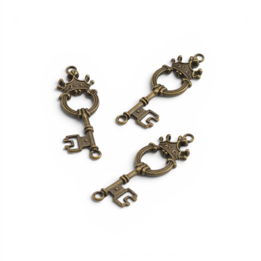 CHIAVE IN METALLO ORO ANTICO L5.5X1.5CM